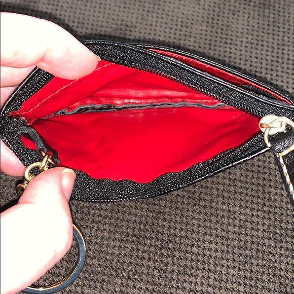 Dooney & Bourke leather card/coin purse - Picture 3 of 4